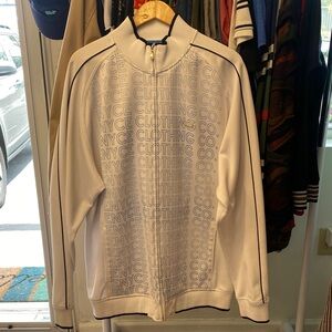 Enyce White and Blue Graphic Jacket